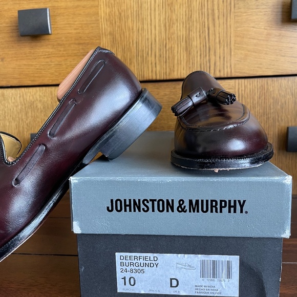Johnston & Murphy, 10D, Deerfield Burgundy, Aristocrat main image 11